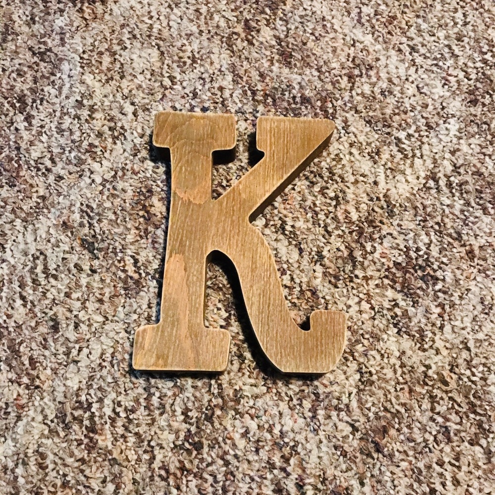 COPY - 🌼Wooden letter K